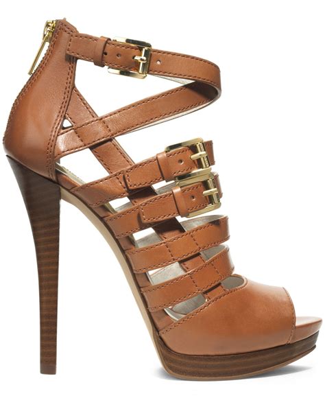 michael kors sandra platform sandals|Michael Kors closed toe sandals.